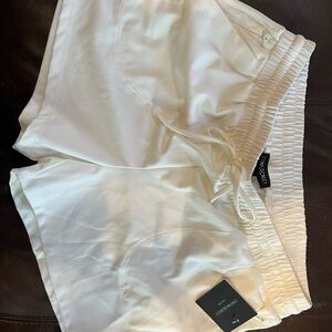 Women's White Calvin Klein Shorts